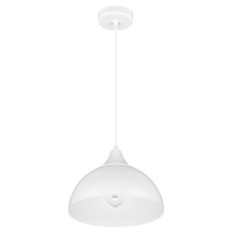 Kupidin 1 hanglamp - industrieel, metaal, wit 1xe27