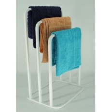 Stand Stand Hanger 4 Grabon rond Métal arrondi Loft Blanc 015 / W-16-4W-98B