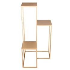 Kukkainen metalli kulta yksinkertainen korkeus 100 cm, 3-tasoinen