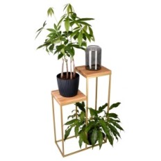 Blumenbeet-Metall-Loft 2-positiver Zloty mit natürlichen Eichenoberteilen