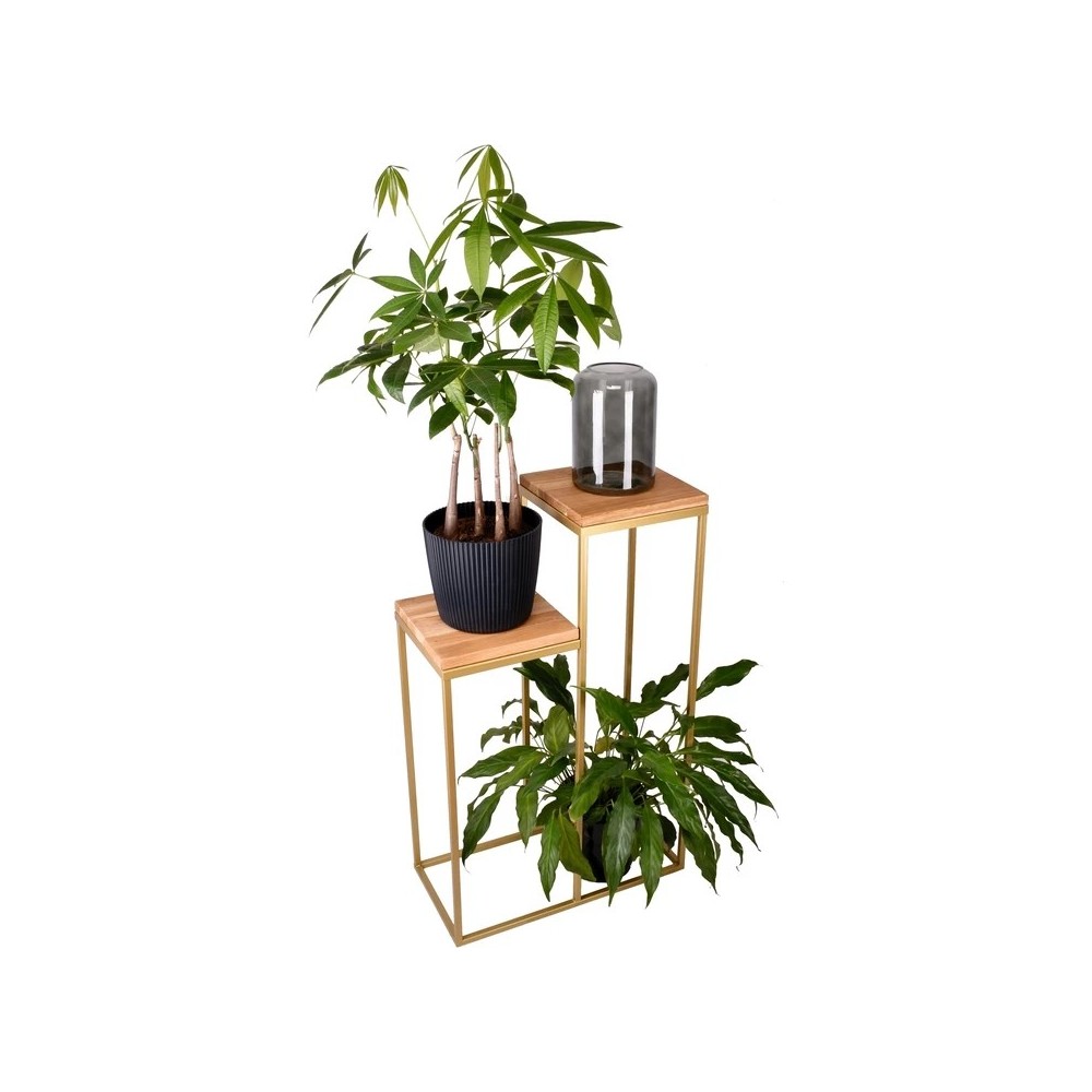 Blumenbeet-Metall-Loft 2-positiver Zloty mit natürlichen Eichenoberteilen