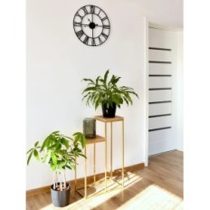 Fém virág loft 2- pozíció arany top Oak Craft