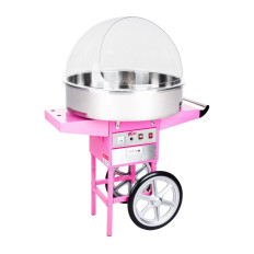 Mobile Zuckerwatte-Maschine mit Wagen auf Rädern GROSS