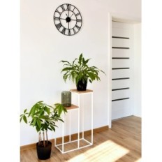 Lillepeenra metallist loft 2-positsioon valge koos tops craft tamm