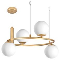 CERES 4 akasztólámpa - Modern üveggolyók, 4xE14