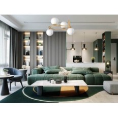 CERES 4 akasztólámpa - Modern üveggolyók, 4xE14