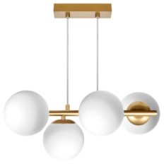 CERES 4 HANGING LAMP - MODERNE, GLASSE SPERES, 4XE14