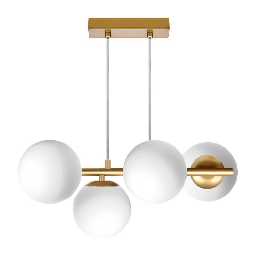 CERES 4 Lampa wisząca - Nowoczesna, szklane kule, 4xE14