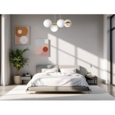 CERES 4 Lampa wisząca - Nowoczesna, szklane kule, 4xE14