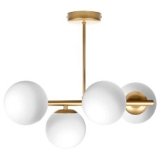 CERES 4 Lampa sufitowa - Nowoczesna, szklane kule, 4xE14