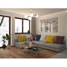 Ceres 4 Ceiling lamp - modern, glass spheres, 4xe14