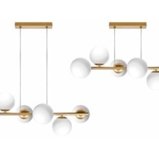 Ceres 6 Hanging Lamp - kaasaegne, klaasfarmid, 6xe14