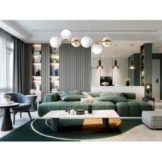 Ceres 6 Závesné lampy - moderné, sklenené gule, 6xE14