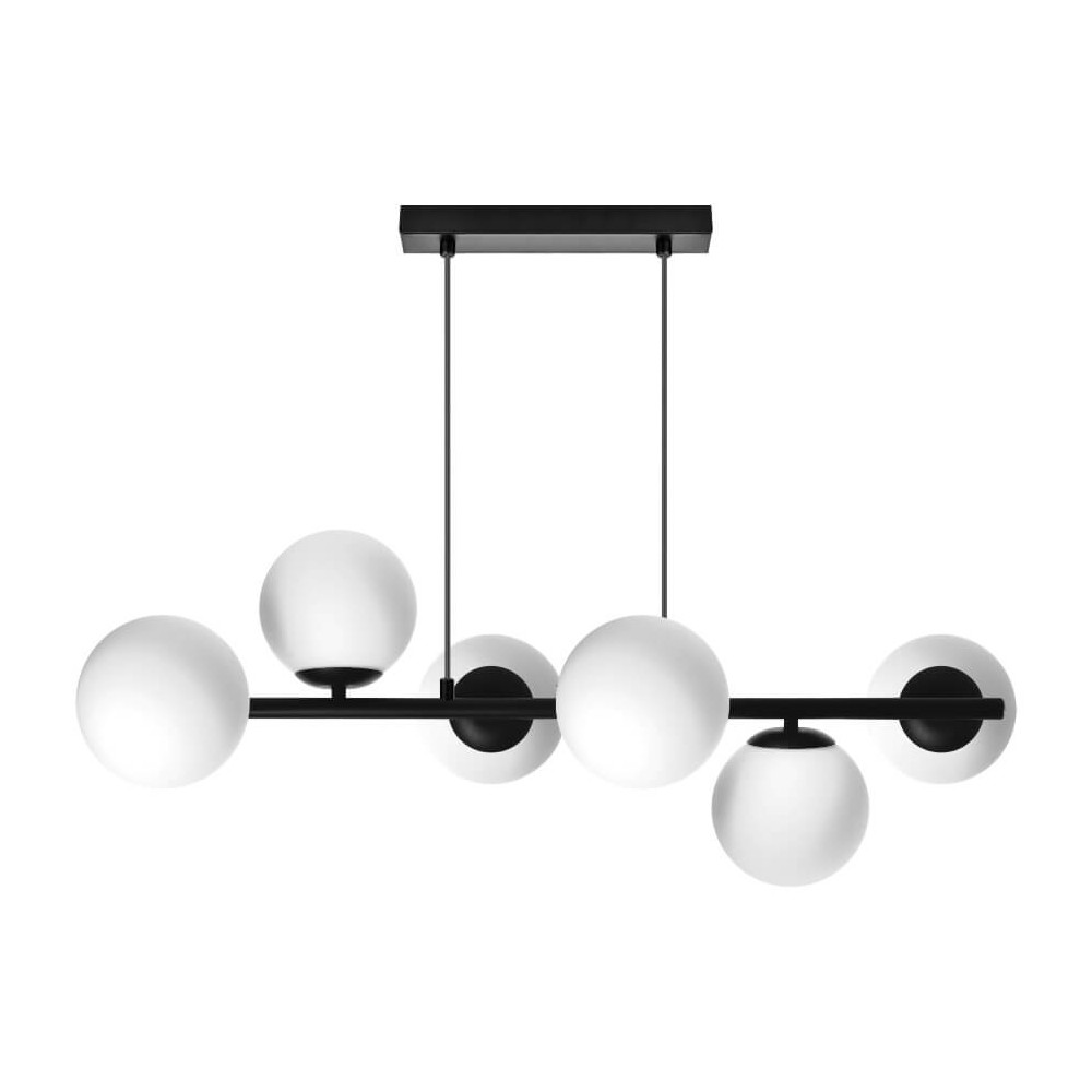 Ceres 6 Závesné lampy - moderné, sklenené gule, 6xE14