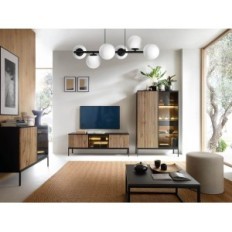 CERES 6 Hanging lamp - modern, glass spheres, 6xe14