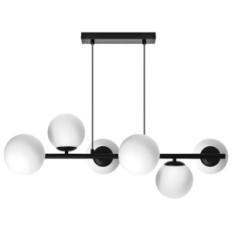 Ceres 6 luminária de suspensão - moderna, esferas de vidro, 6xe14