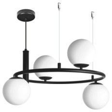 Ceres 4 lámpara colgante - moderna, esferas de vidrio, 4xe14