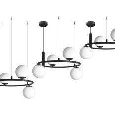 Ceres 4 Závesné lampy - moderné, sklenené gule, 4xE14