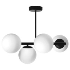 CERES 4 Plafondlamp - Moderne, glazen bollen, 4xE14