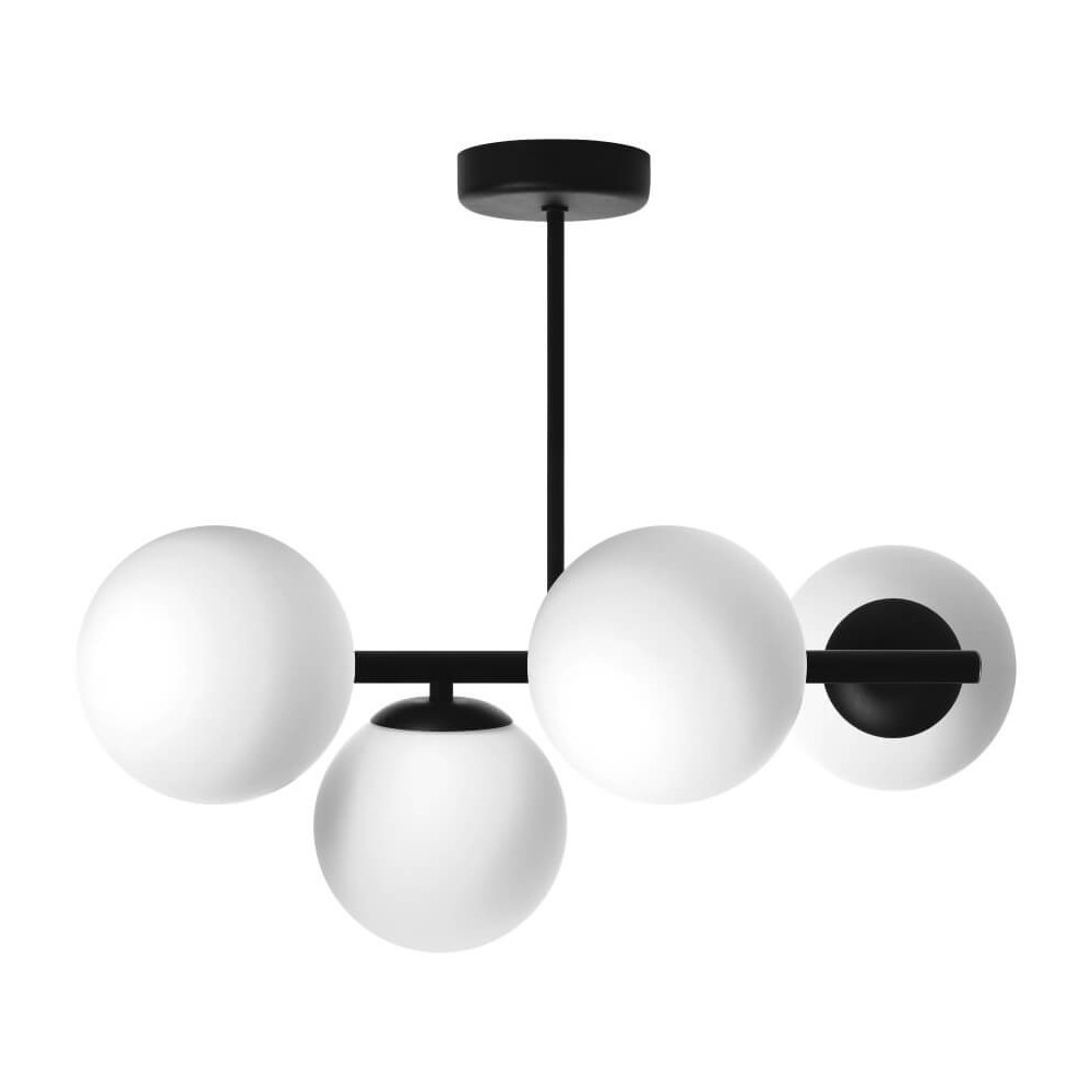 Ceres 4 loftslampe - Moderne, Glaskugler, 4xE14