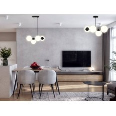 Ceres 4 loftslampe - Moderne, Glaskugler, 4xE14