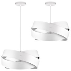 AVIA 2940 / Z-B-1 Large White Hanging Lamp - Modern, 1xe27
