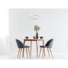 AVIA 2937 / Z-B-1 small white hanging lamp - modern, 1xe14