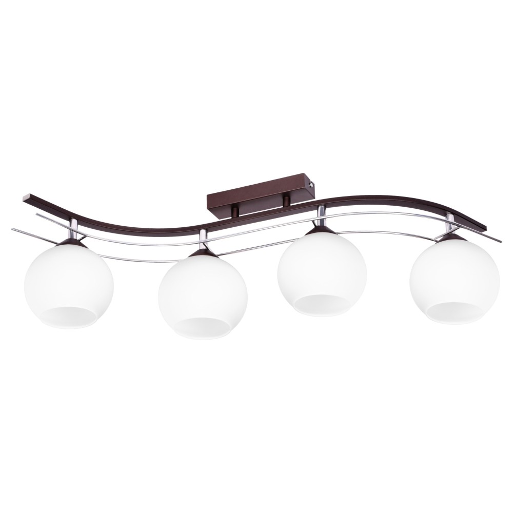 Agat Plus 2339 / Z-B-4 / KB Brown Hanging Ceiling Lamp - Modern, 4xe27