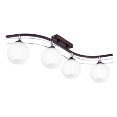 AGAT PLUS 2339 / Z-B-4 / KB Bruin Hangende plafondlamp - Modern, 4xE27