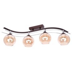 Agat Plus 2339 / Z-B-4 / KZ Bronze loftslampe Hængende - Moderne, 4xE27