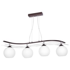 AGAT 2329 / Z-B-4 / KB Lampada a sospensione marrone - Moderno, 4xE27