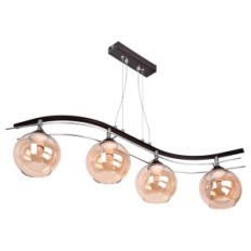Agat 2329 / Z-B-4 / KZ brown Hanging lamp - Modern, 4xe27
