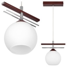 AGAT 2326 / Z-B-1 / KB Lampada da appendere marrone - Moderno, 1xE27