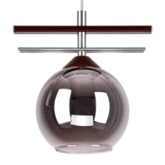 AGAT 2326 / Z-B-1 / KC Lampada a sospensione marrone - moderno, 1xe27