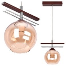 Agat 2326 / Z-B-1 / Kz Brown viseća lampa - moderno, 1xe27
