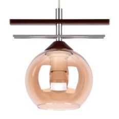 Agat 2326 / Z-B-1 / KZ brown Hanging lamp - Modern, 1xe27