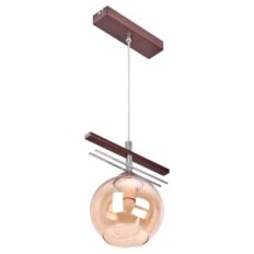 Agat 2326 / Z-B-1 / KZ brown Hanging lamp - Modern, 1xe27