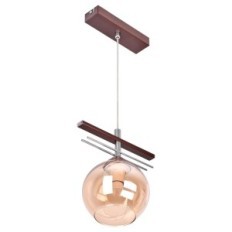 Agat 2326 / Z-B-1 / KZ Brown Hanging Lamp - Moderne, 1xE27