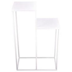 Flowerbed metal loft 2-course white