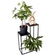 Flowerbed Metal Loft 2-position Svart