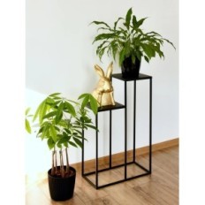 Blomstret Metal Loft 2-Posisjon Svart