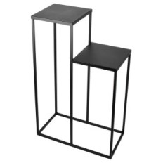 Blomstret Metal Loft 2-Posisjon Svart