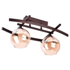 HESTIA 2371 / Z-B-2 / KZ Brown Hanging Lamp - Moderns, 2xe27