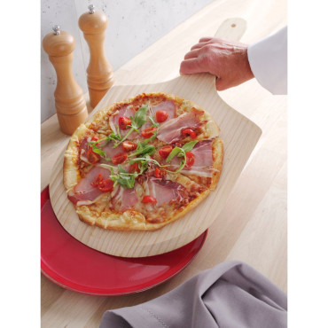 Schop voor het verwijderen van de pizza-lade brood van een houten oven 305 x 535 x 10 mm - Hendi 617724 Schop voor het verwijderen van de pizza-lade brood van een houten oven 305 x 535 x 10 mm - Hendi 617724