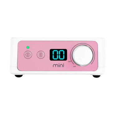 Saeyang Marathon K35 mini neglefil med H200 håndstykke i hvid og pink — forfra