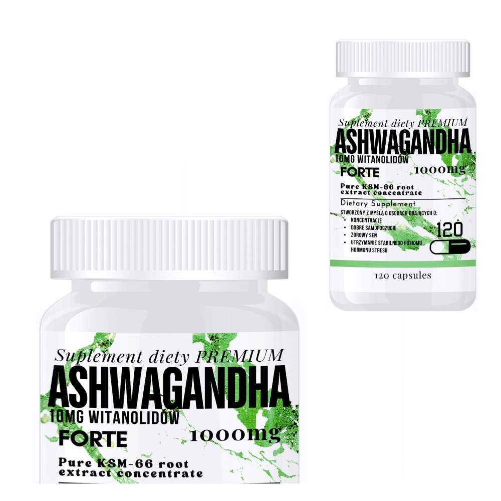 Ashwagandha 1000mg 120 kapsler