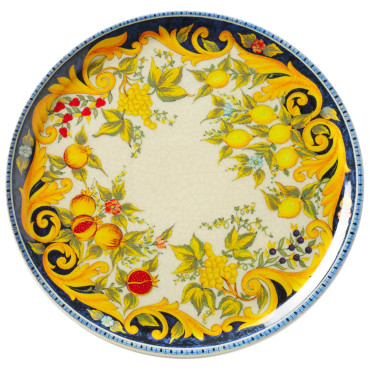 Pizza plate with porcelain...