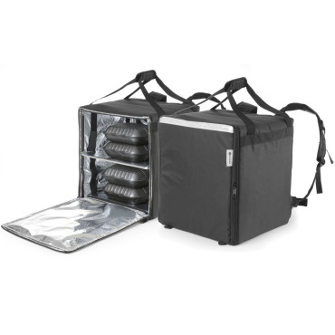 Sac à dos thermos pour la livraison de 10 boîtes à pizza étanche 72 l - Hendi 709801