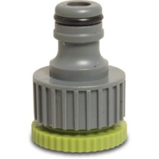 FLotitide "KLIK" Ajustement avec réduction de PVC 1/2 - 3/4 "GW X mâle, gris-vert