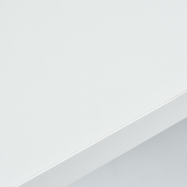 ACTIVESHOP G031 vitt kosmetikbord — närbild av yta